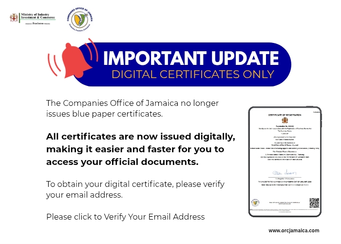 Blue Paper Notice